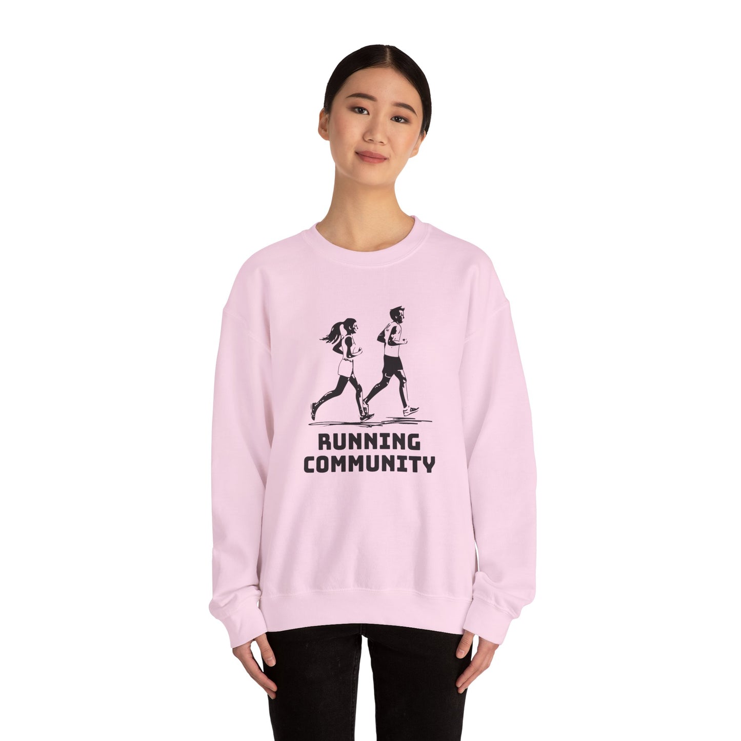 Running Community - Unisex Heavy Blend™ Crewneck Sweatshirt