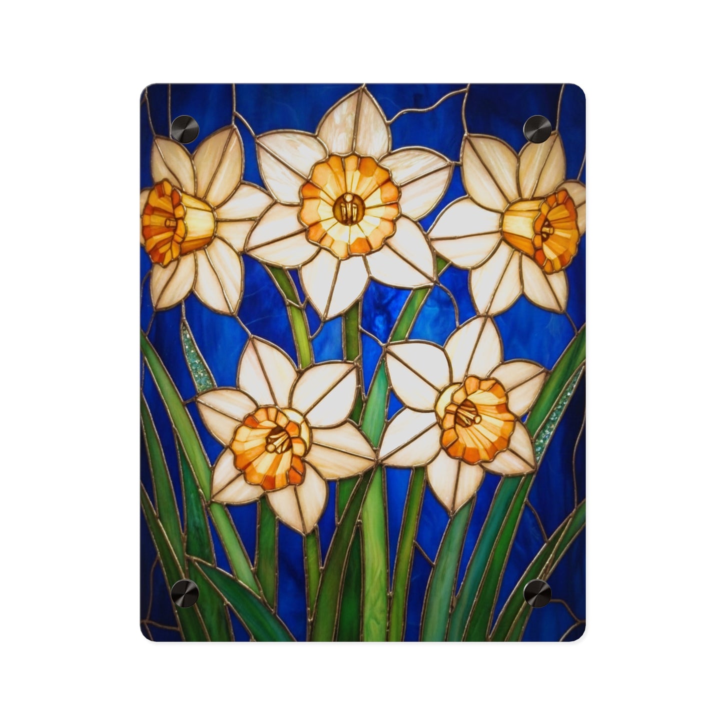 Daffodil Floral Acrylic Wall Art Panel - 14601