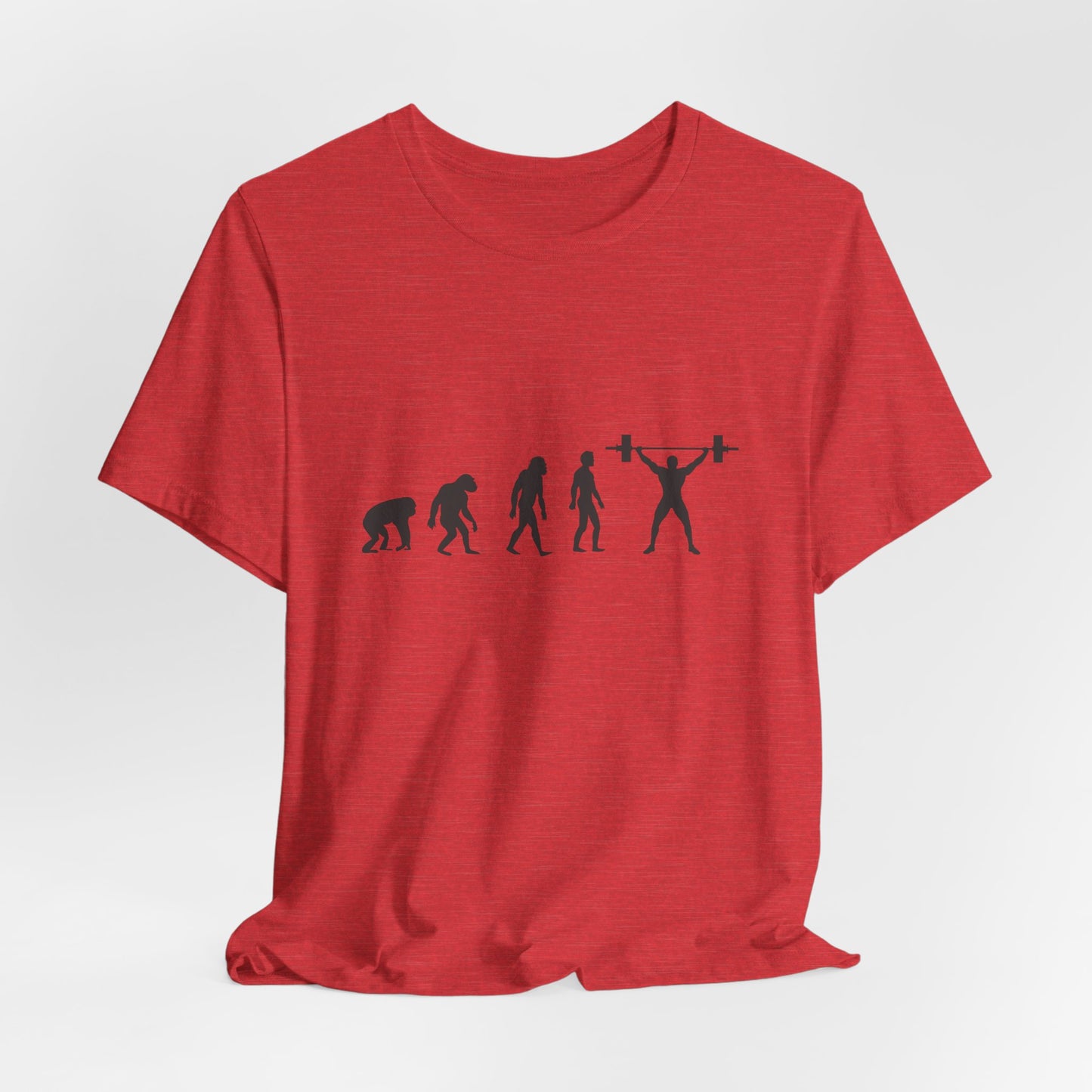 Gym: Human Evolution  - Unisex Jersey Short Sleeve Tee