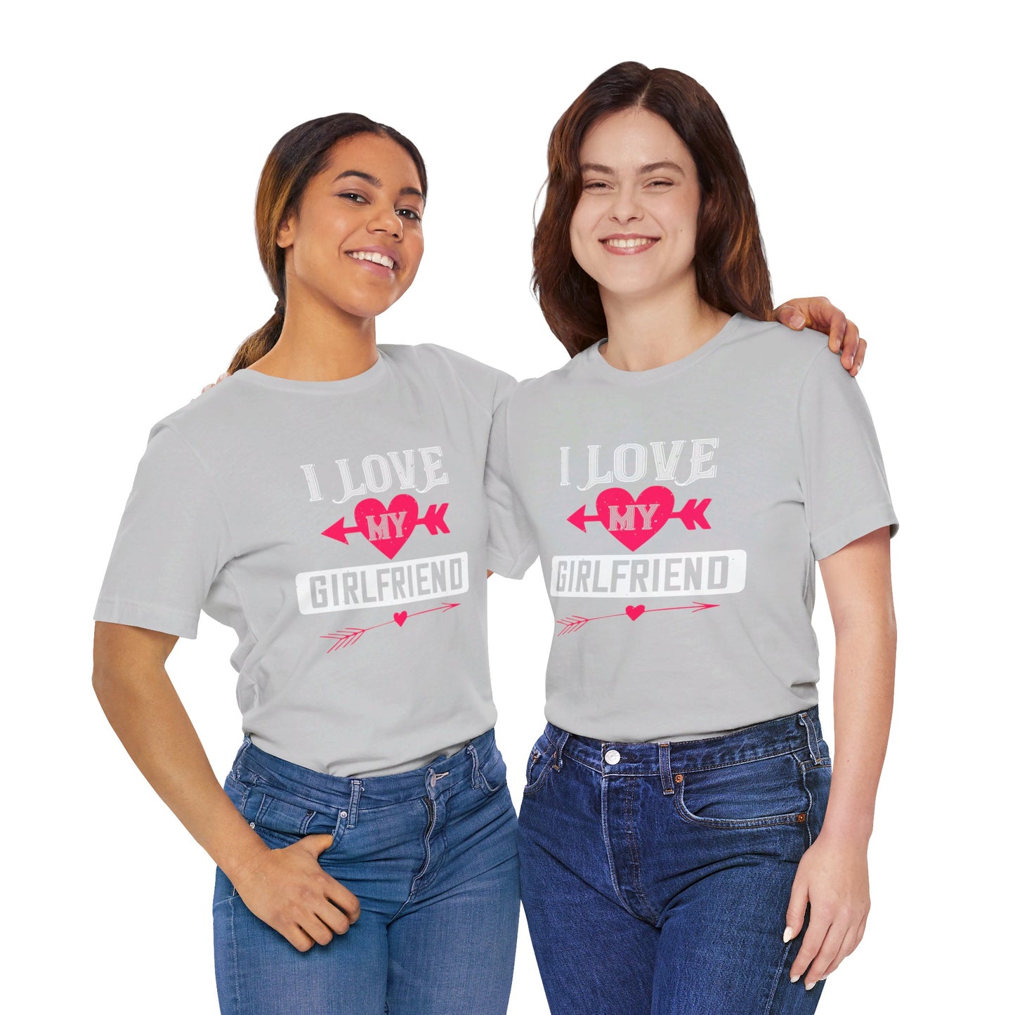 I Love My Girlfriend - Unisex Jersey Short Sleeve Tee