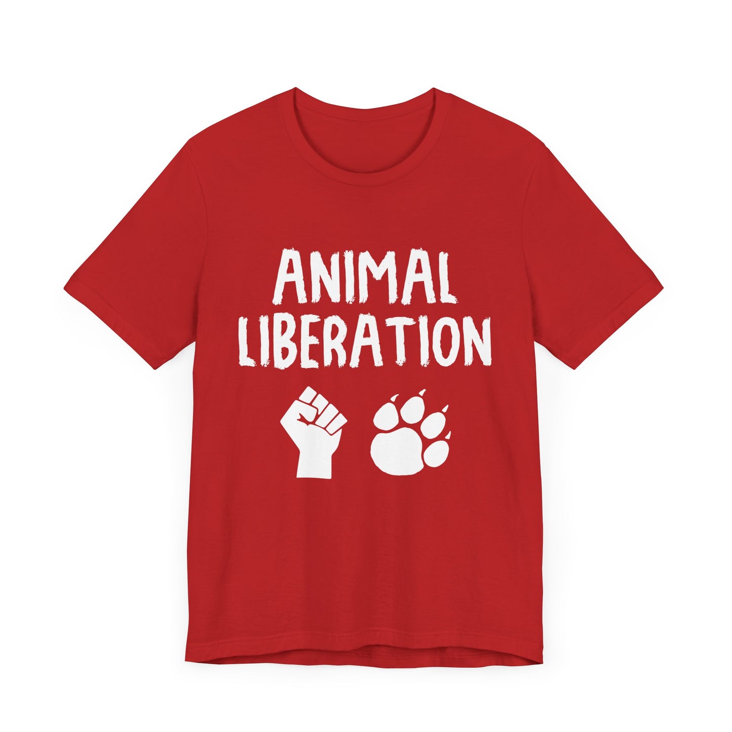 Vegan: Animal Liberation - Unisex Jersey Short Sleeve Tee