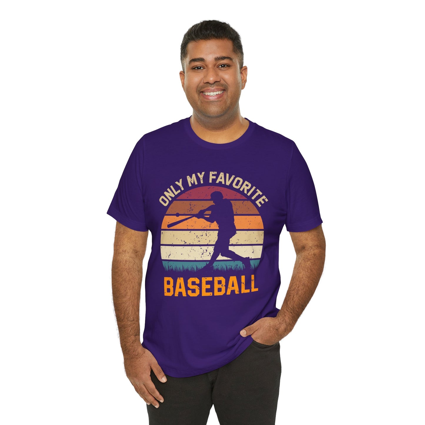 Only My Favorite Baseball - Unisex Jersey Short Sleeve Tee - 12863