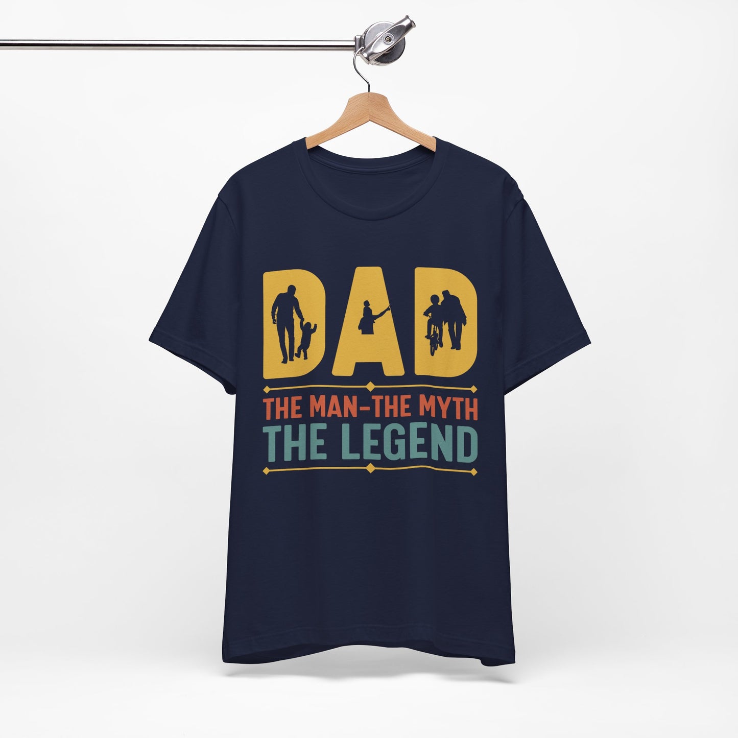 Dad, The Man, The Myth, The Legend - Unisex Jersey Short Sleeve Tee - 13728