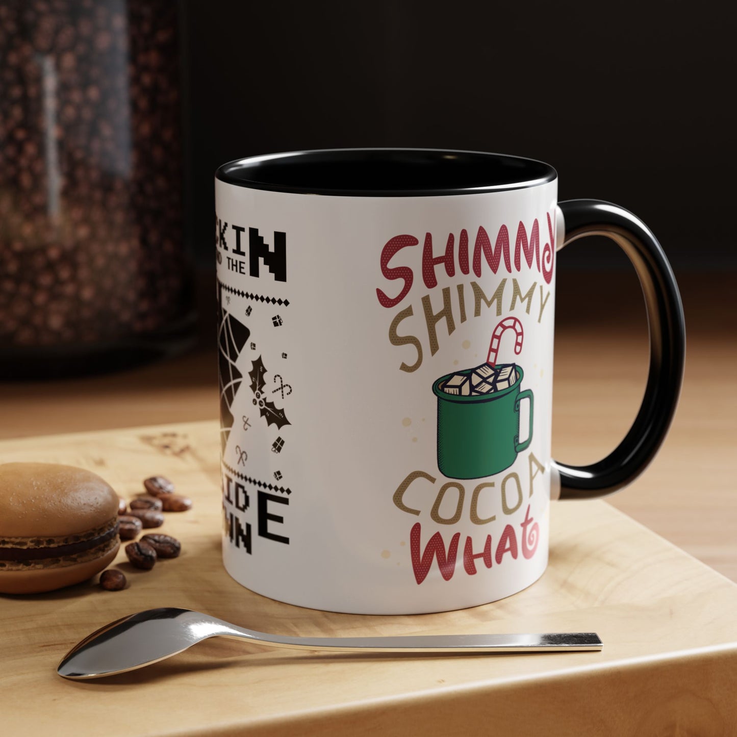 Rocking Around The Tree Upside Down - Accent Coffee Mug (11, 15oz)