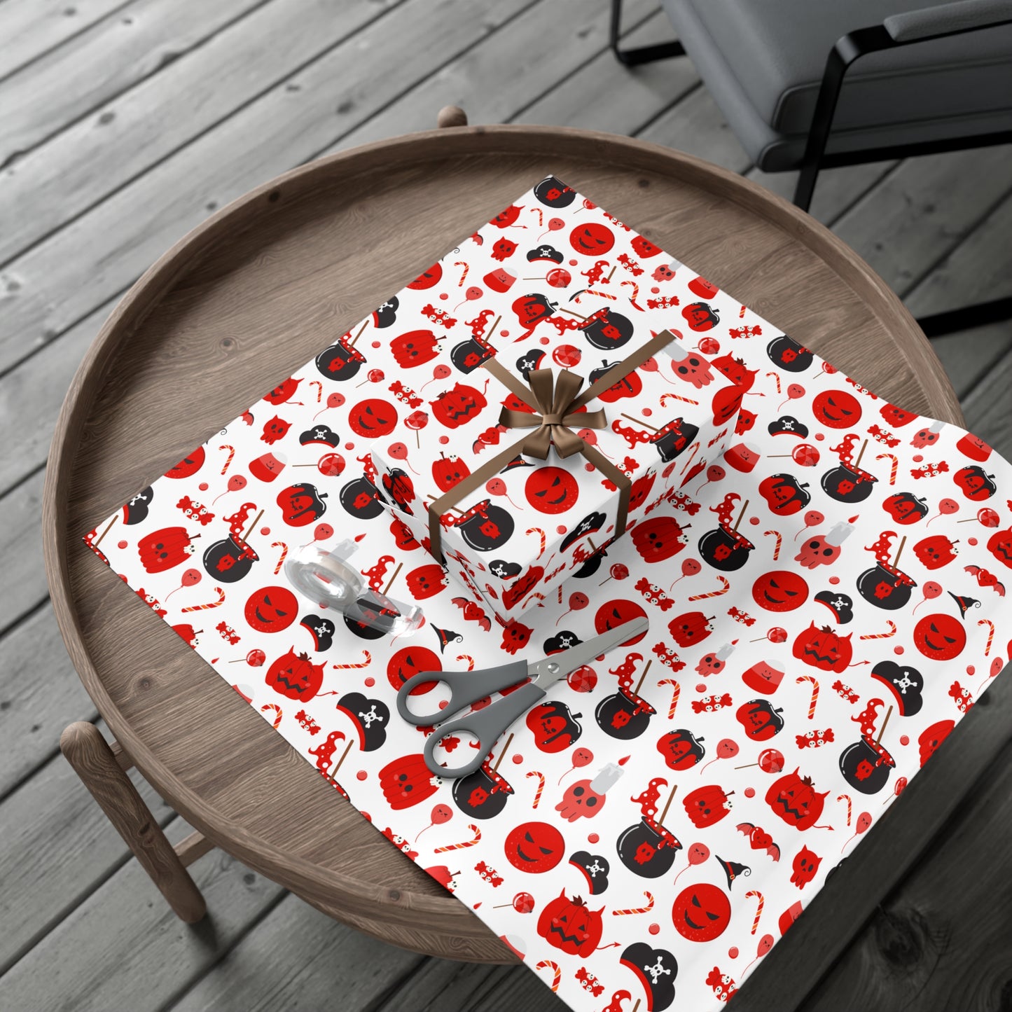 Red Halloween - Gift Wrap Papers