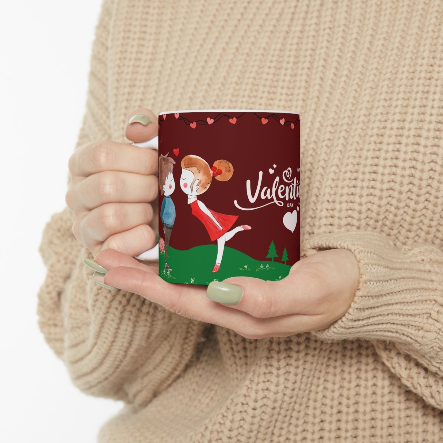 Happy Valentine's Day! - Ceramic Mug, (11oz, 15oz) - 11178