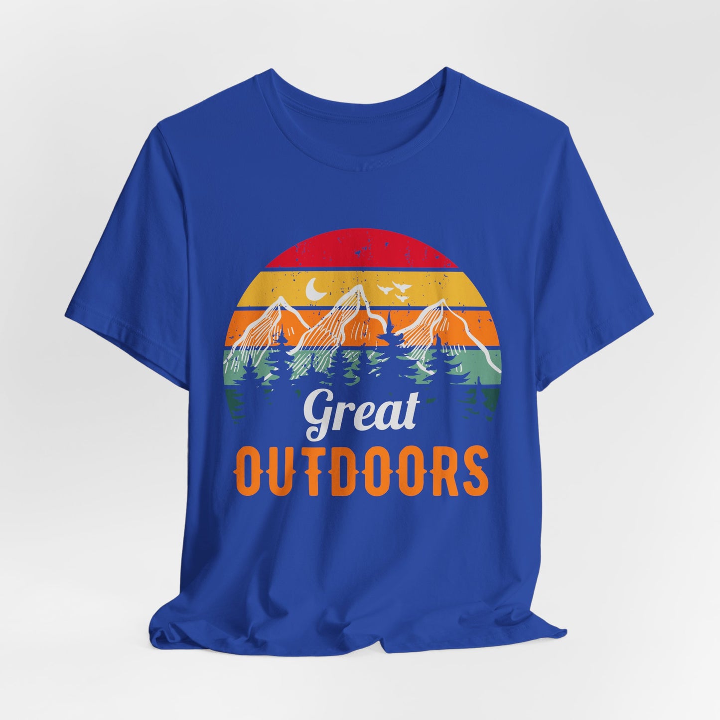 Camping: Great Outdoors - Unisex Jersey Short Sleeve Tee - 12639
