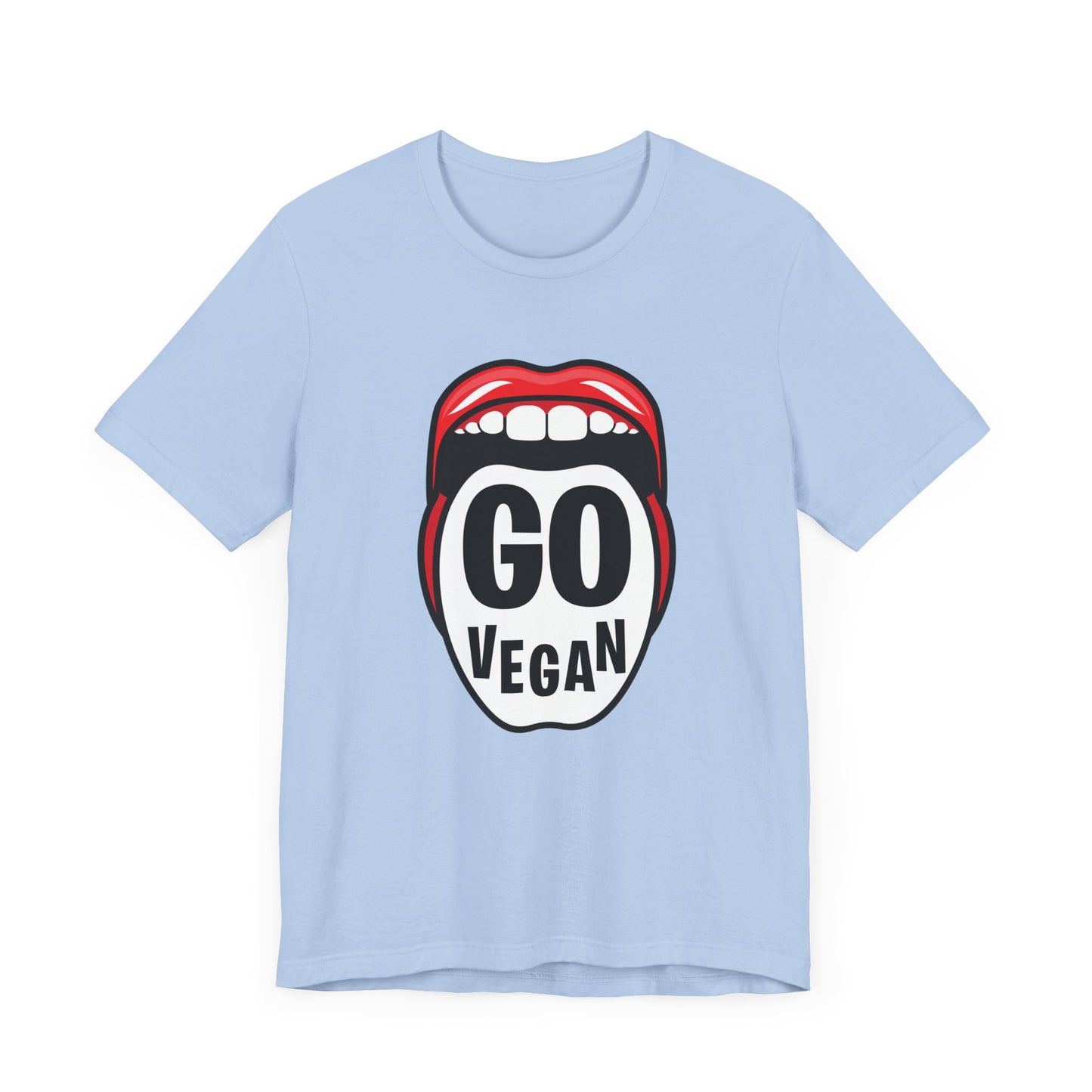 Go Vegan - Unisex Jersey Short Sleeve Tee