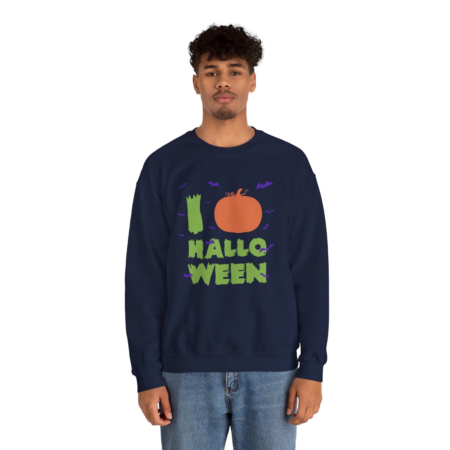 I Love Halloween - Unisex Heavy Blend™ Crewneck Sweatshirt - 13807