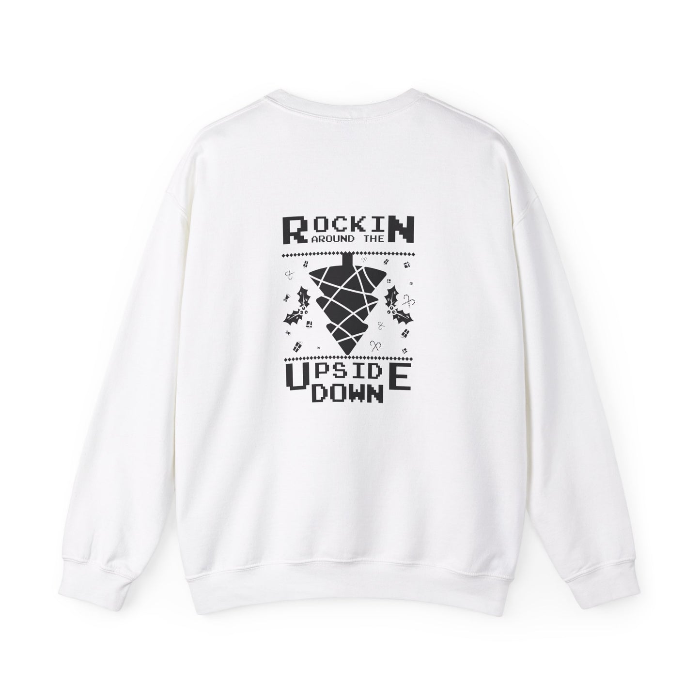 Rocking Around The Tree Upside Down - Unisex Heavy Blend™ Crewneck Sweatshirt