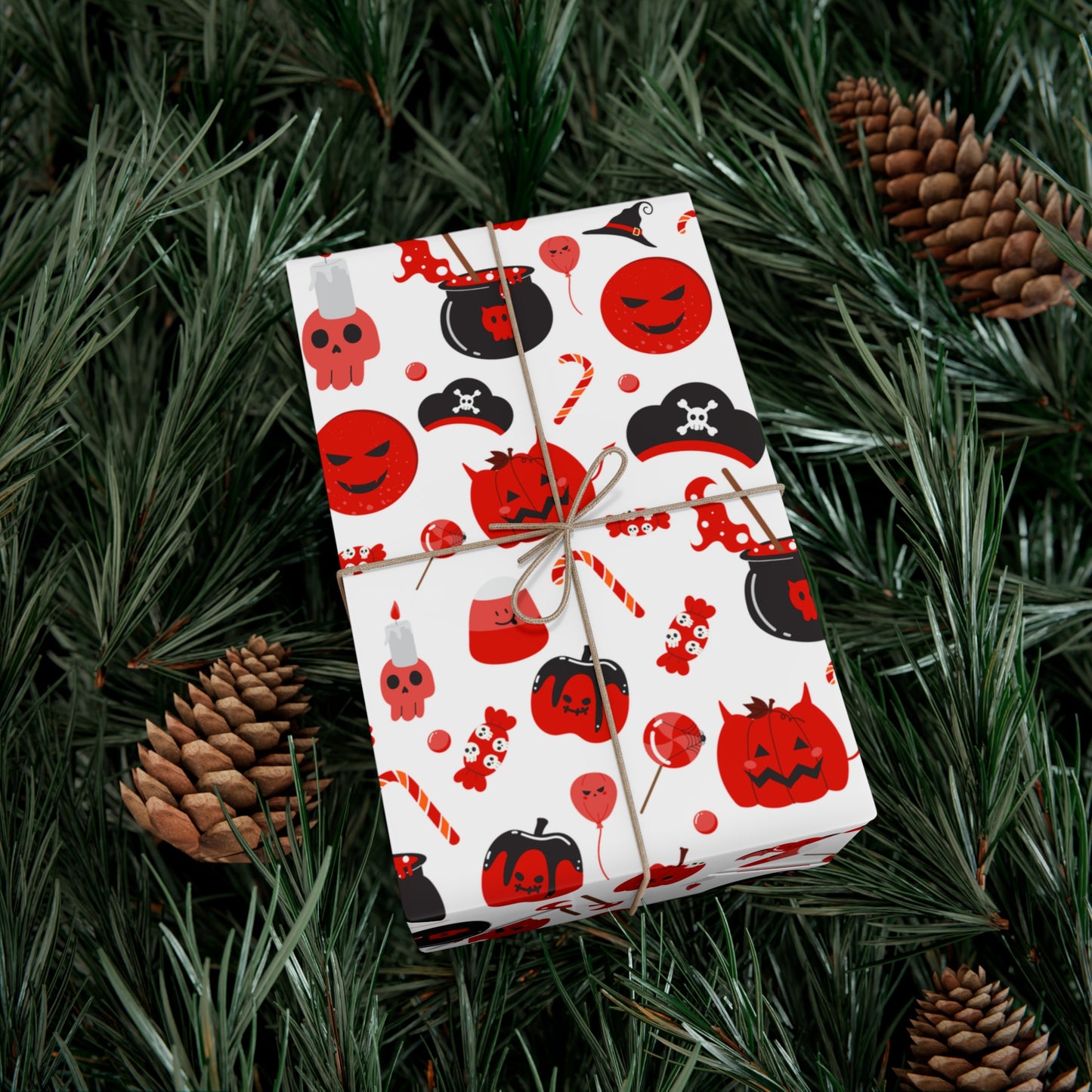 Red Halloween - Gift Wrap Papers