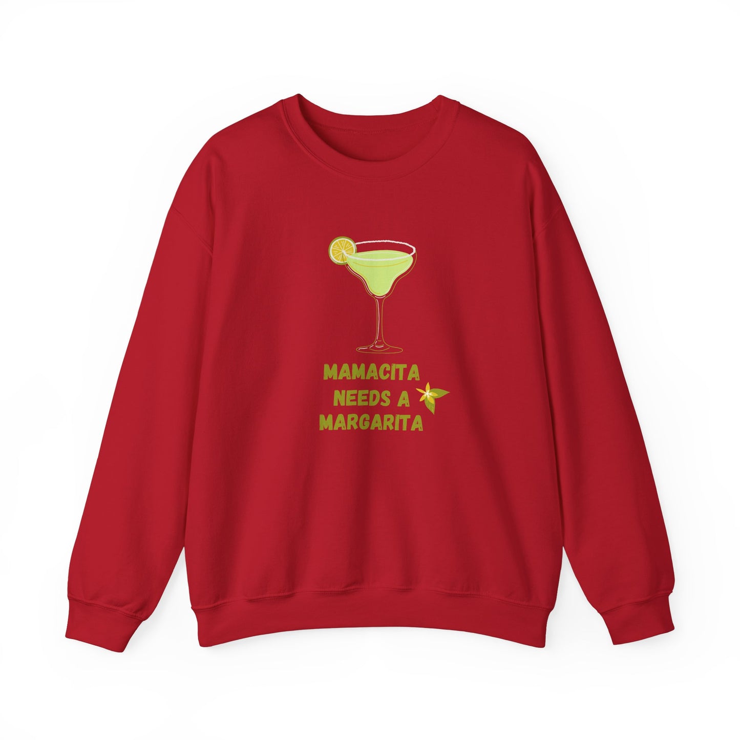 Mamacita Needs a Margarita Sweatshirt | Unisex Heavy Blend™ Crewneck - 11891