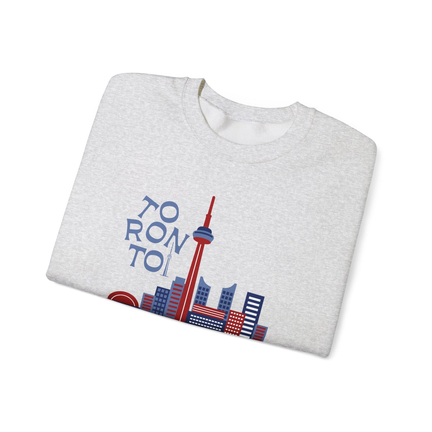 Toronto Skyline Unisex Crewneck Sweatshirt - Cozy Graphic Pullover - 12125