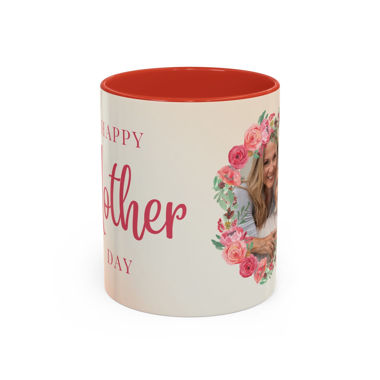 Floral Mother’s Day Coffee Mug, Photo Customizable - Happy Mother’s Day Gift - 12284
