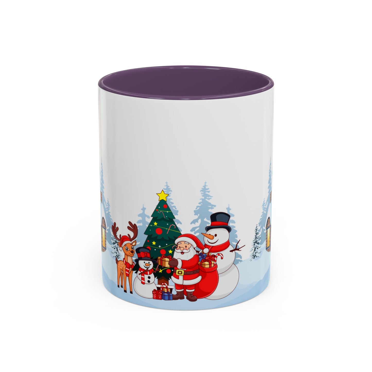 Outdoor Christmas Party - Accent Coffee Mug (11, 15oz) - 10454