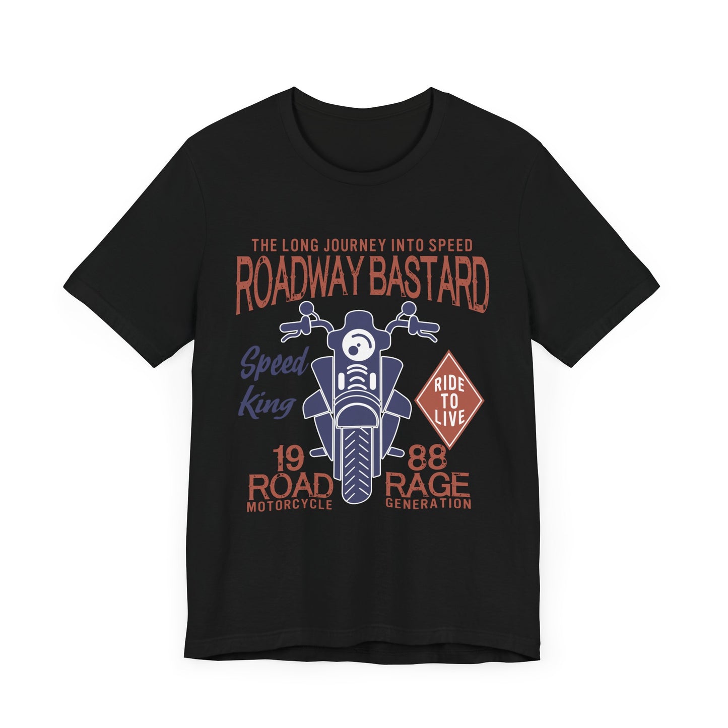 Roadway Bastard - Unisex Jersey Short Sleeve Tee - 13150