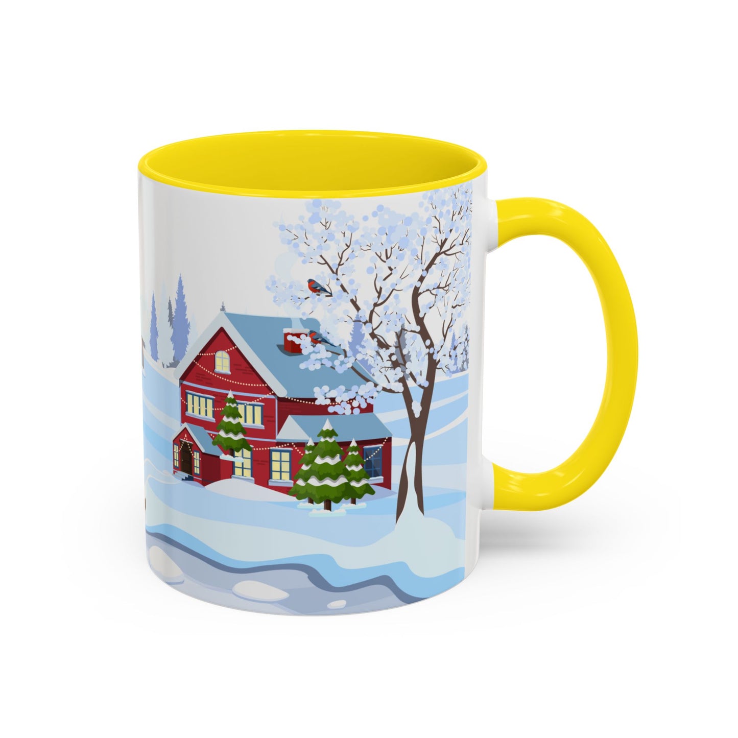 Winter Day Outside - Accent Coffee Mug (11, 15oz) - 10453