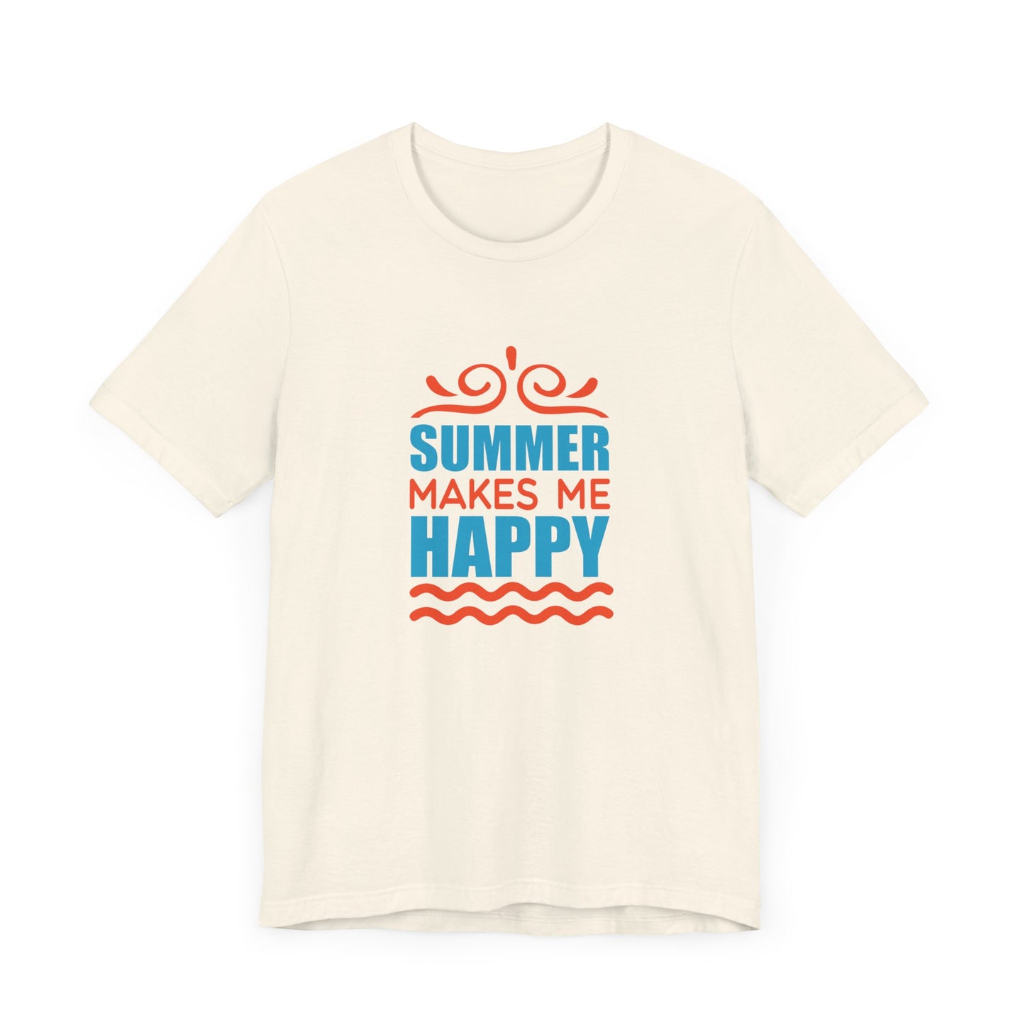 Summer Makes Me Happy - Unisex Jersey Short Sleeve Tee