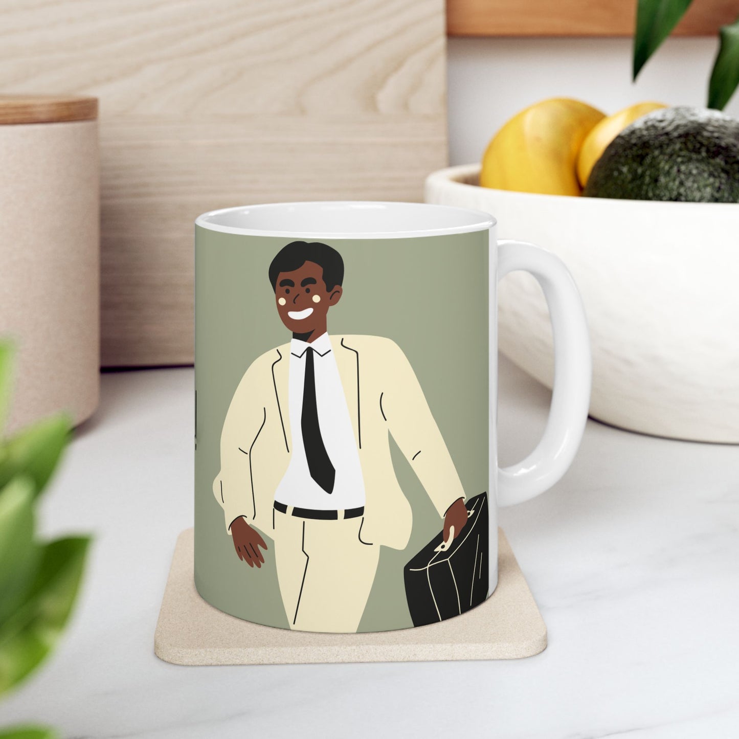 Father's Day Inspired Ceramic Mug - Perfect Gift for Dad, Inspirational Coffee Cup, Unique Father's Day Mug, 11oz 15oz - 14039