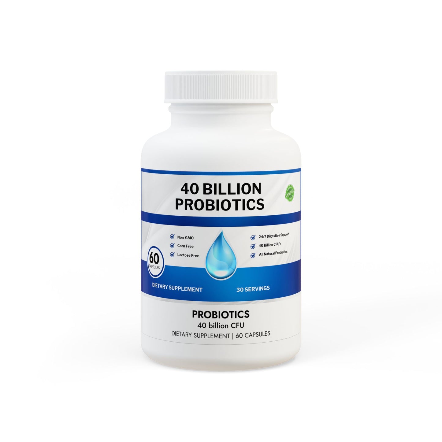 Probiotics Supplement (60 Capsules) - 12310