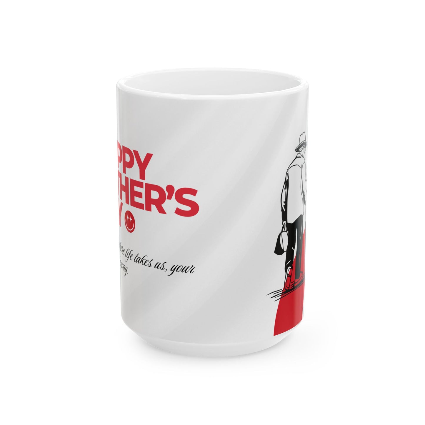 Happy Father's Day Ceramic Mug – Gift for Fathers, Coffee Lover Mug - 14014