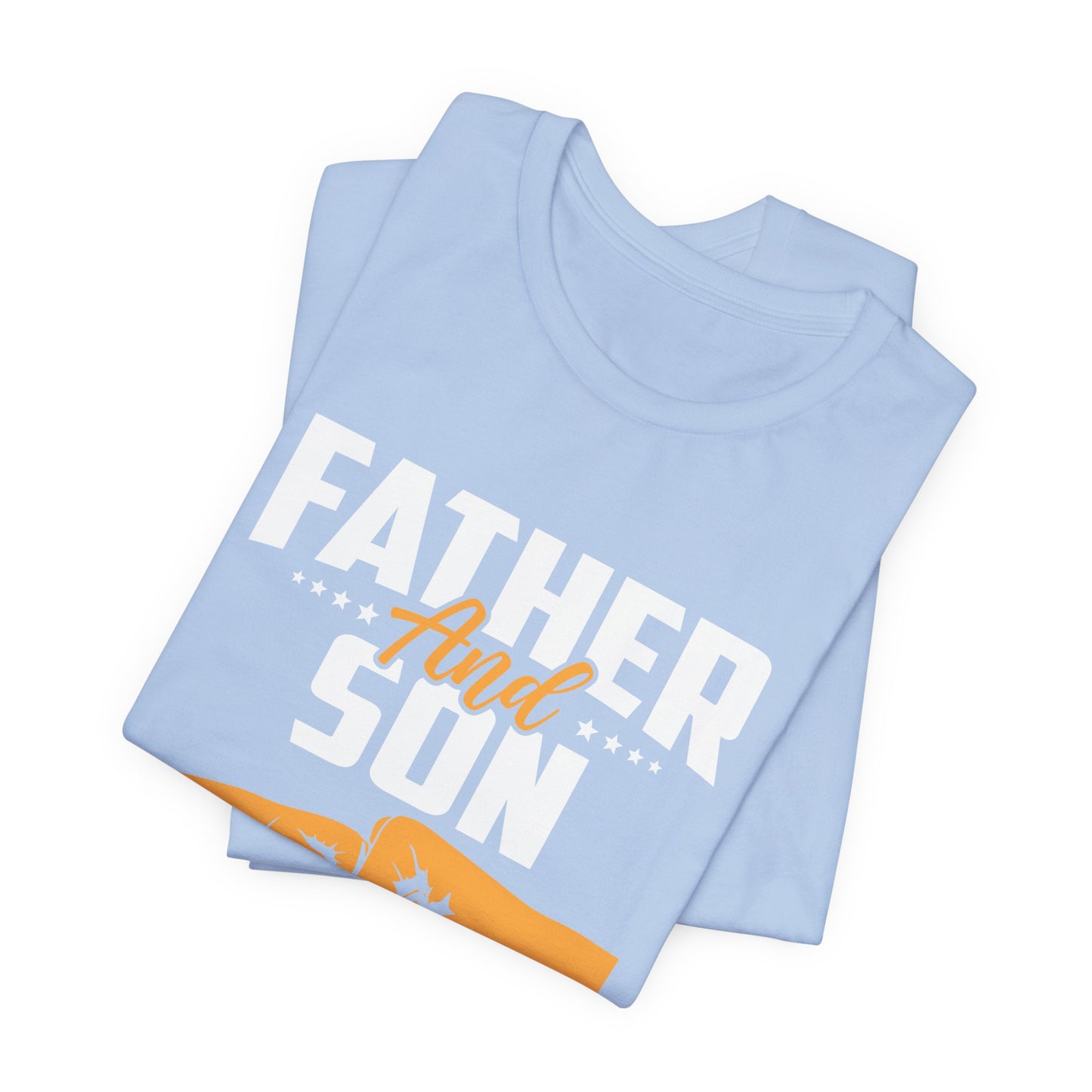 Father & Son, Not Always Eye To Eye, But Always Heart To Heart - Unisex Jersey Short Sleeve Tee