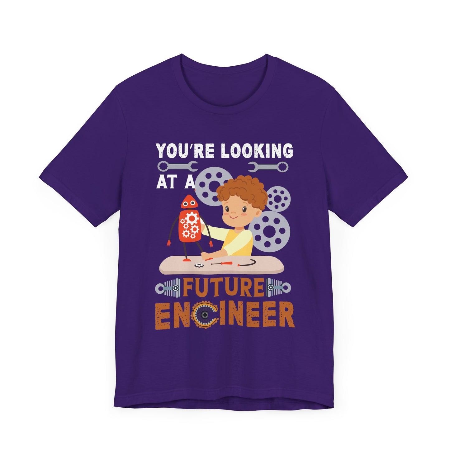 Engineer: You're Looking At A Future Engineer - Unisex Jersey Short Sleeve Tee - 13620
