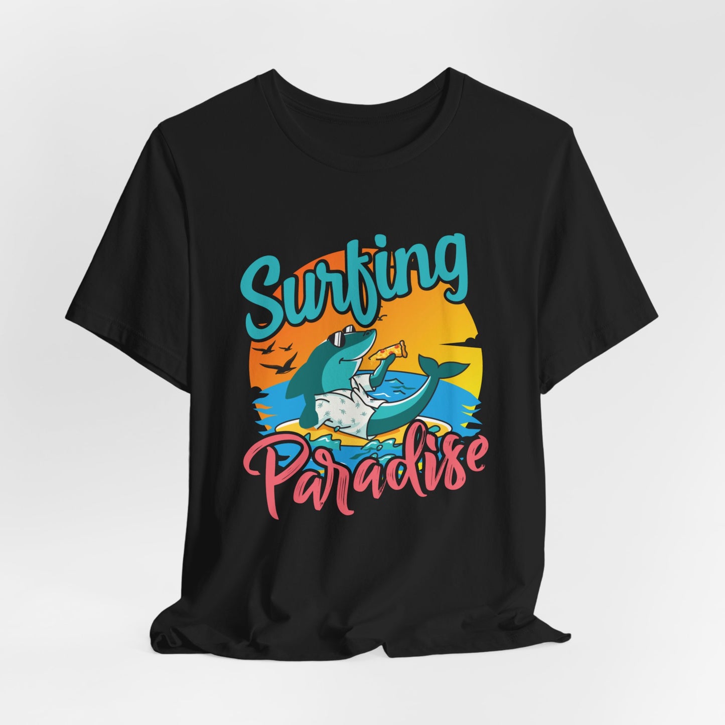 Surfing Paradise - Unisex Jersey Short Sleeve Tee - 13092