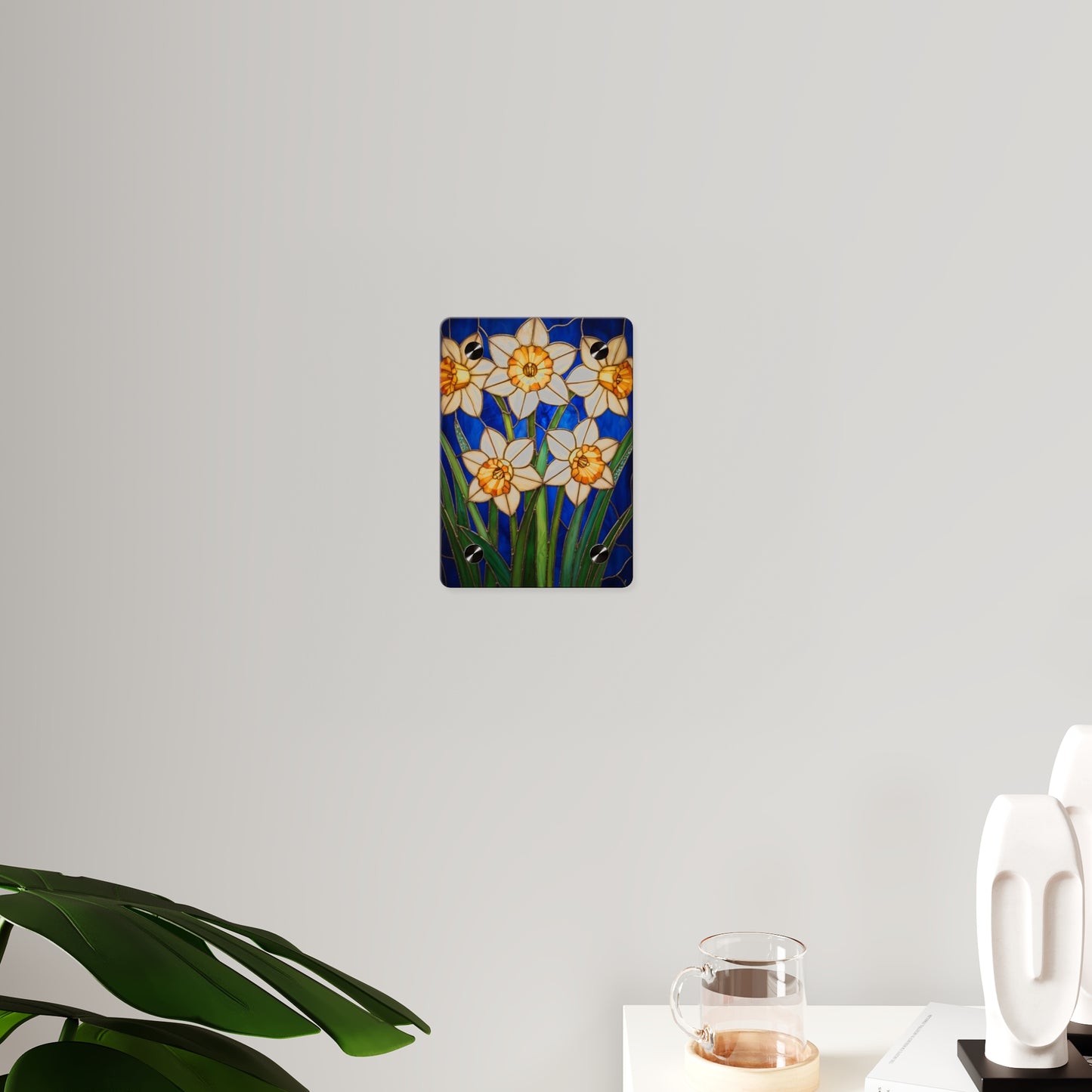 Daffodil Floral Acrylic Wall Art Panel - 14601