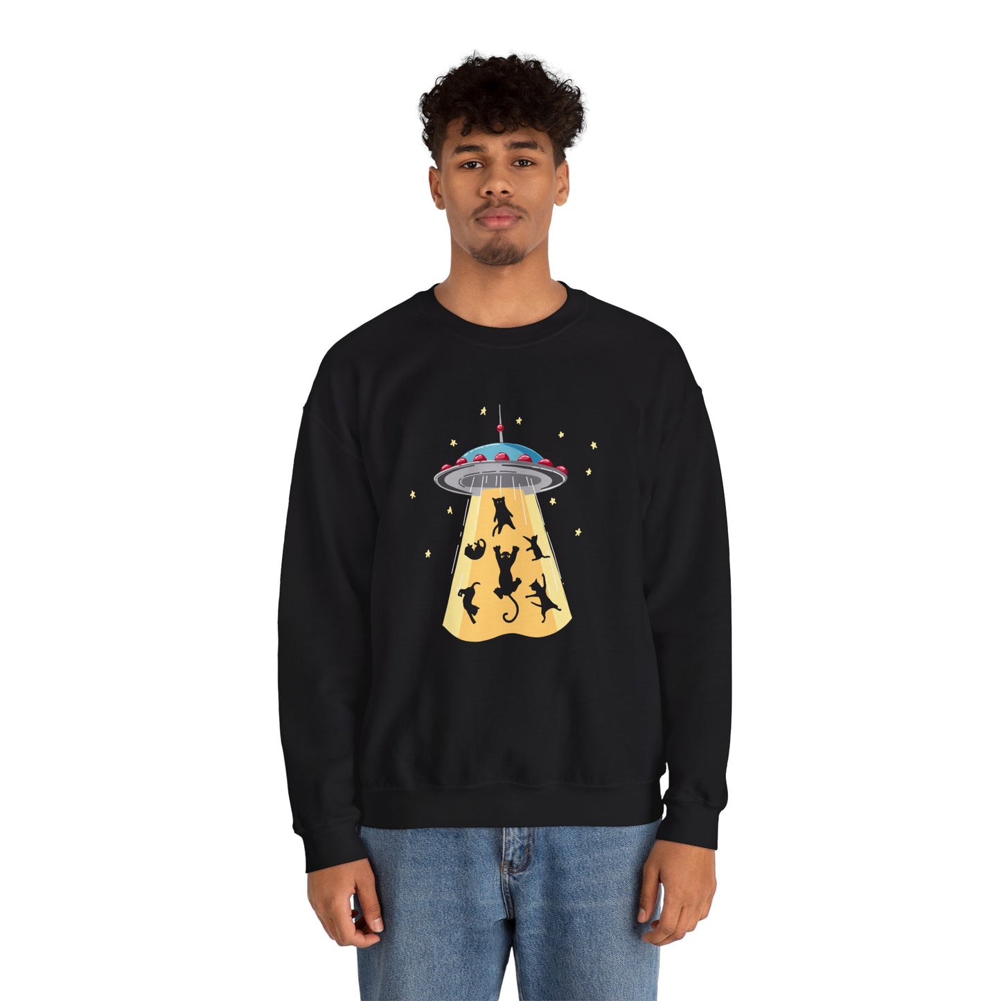 Space Cats - Unisex Heavy Blend™ Crewneck Sweatshirt