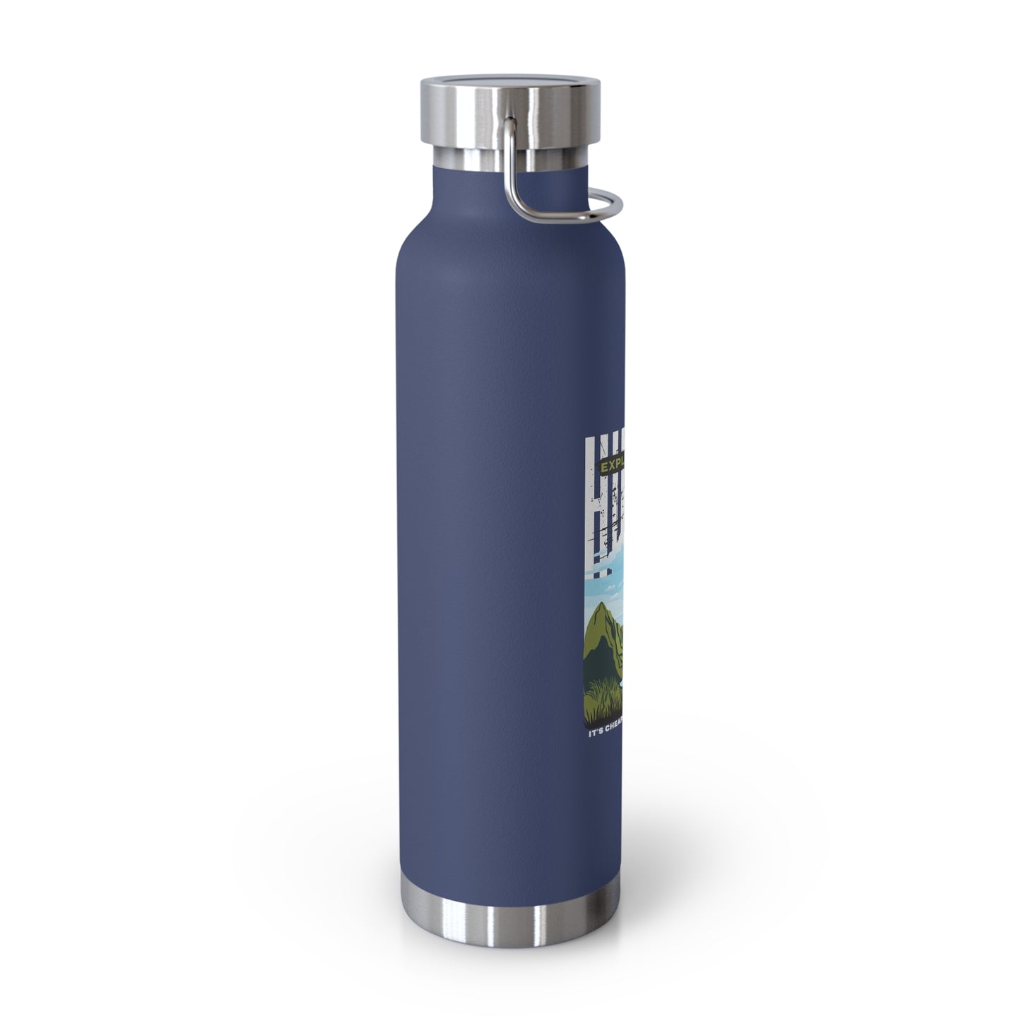 Explore Mode, Hiking - Copper Vacuum Insulated Bottle, 22oz - 10748