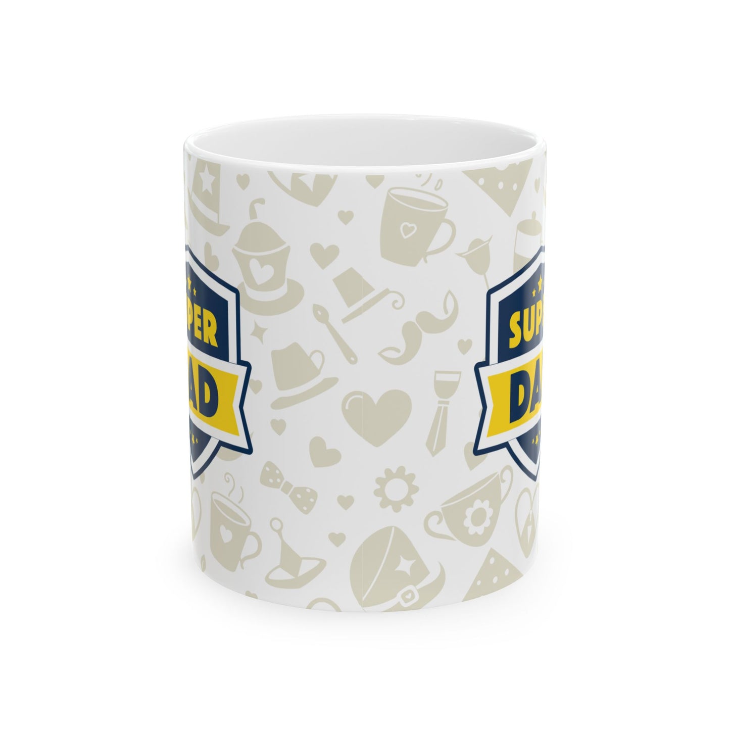 Super Dad Ceramic Mug - Perfect Gift for Father's Day, Coffee Lovers, Birthdays, Family Gatherings, and Everyday Use - 14004