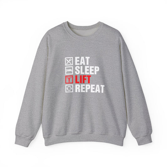 Eat Sleep Lift Repeat - Unisex Heavy Blend™ Crewneck Sweatshirt