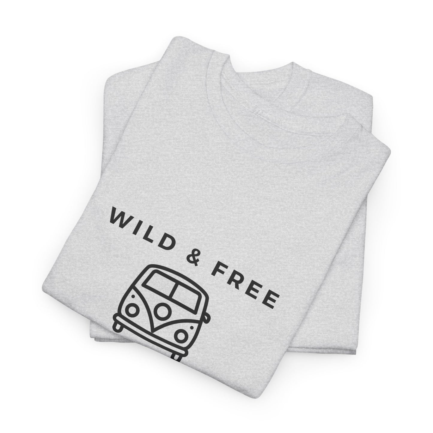 Wild & Free, Camp Van - Unisex Heavy Cotton Tee - 10567
