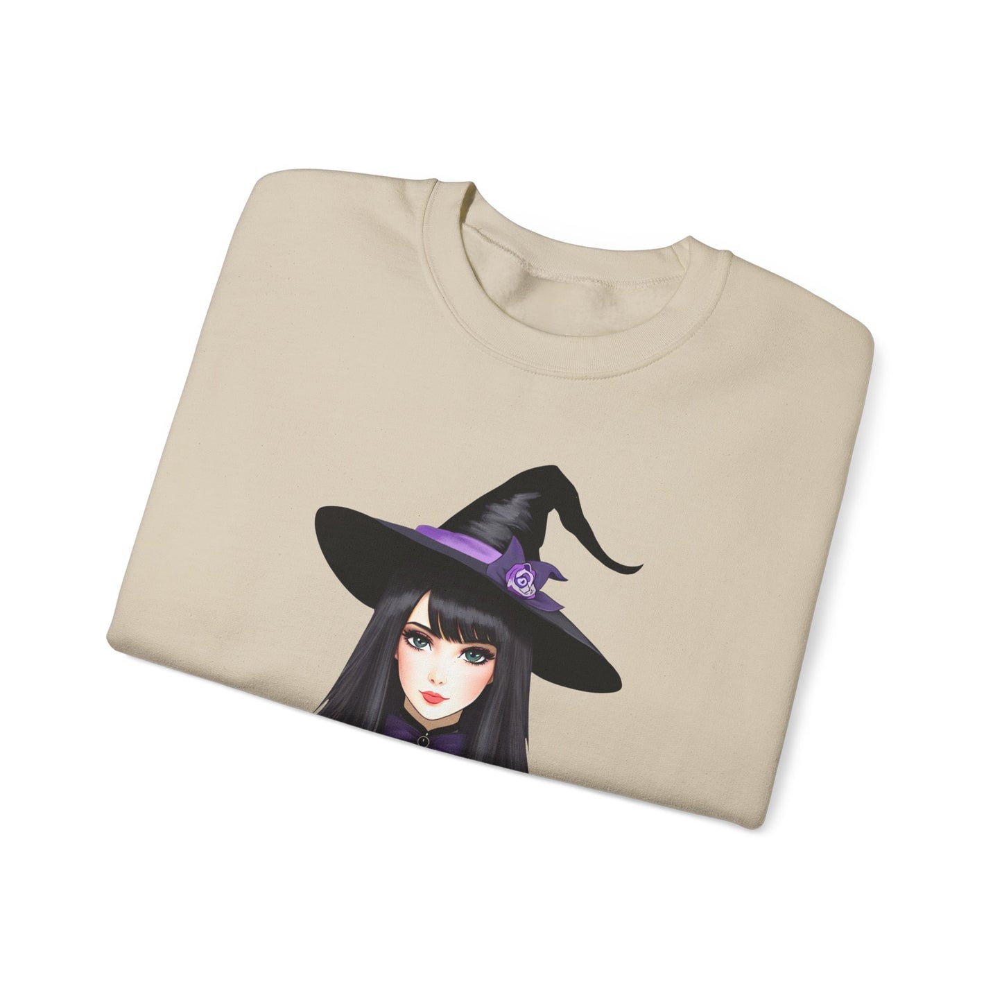 Happy Halloween, Witch - Unisex Heavy Blend™ Crewneck Sweatshirt