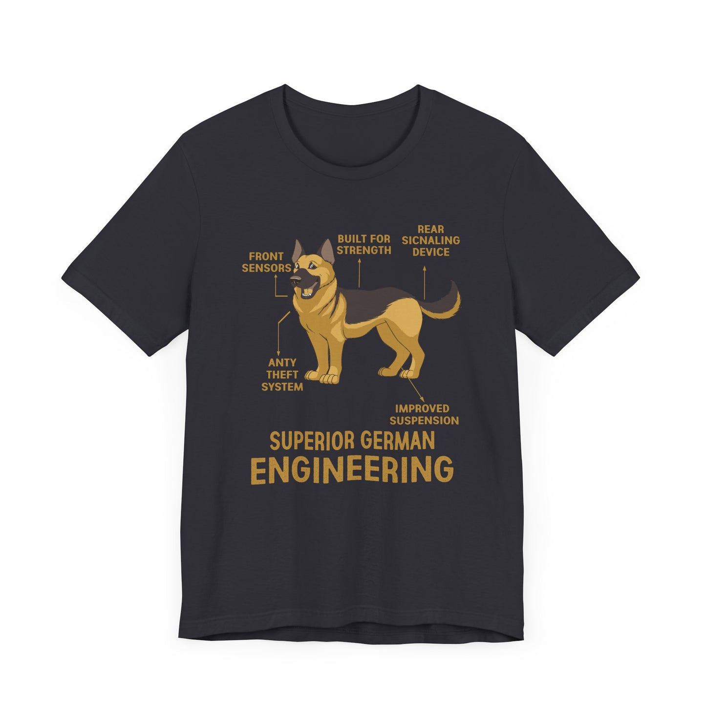 Engineer: Superior German Engineering - Unisex Jersey Short Sleeve Tee