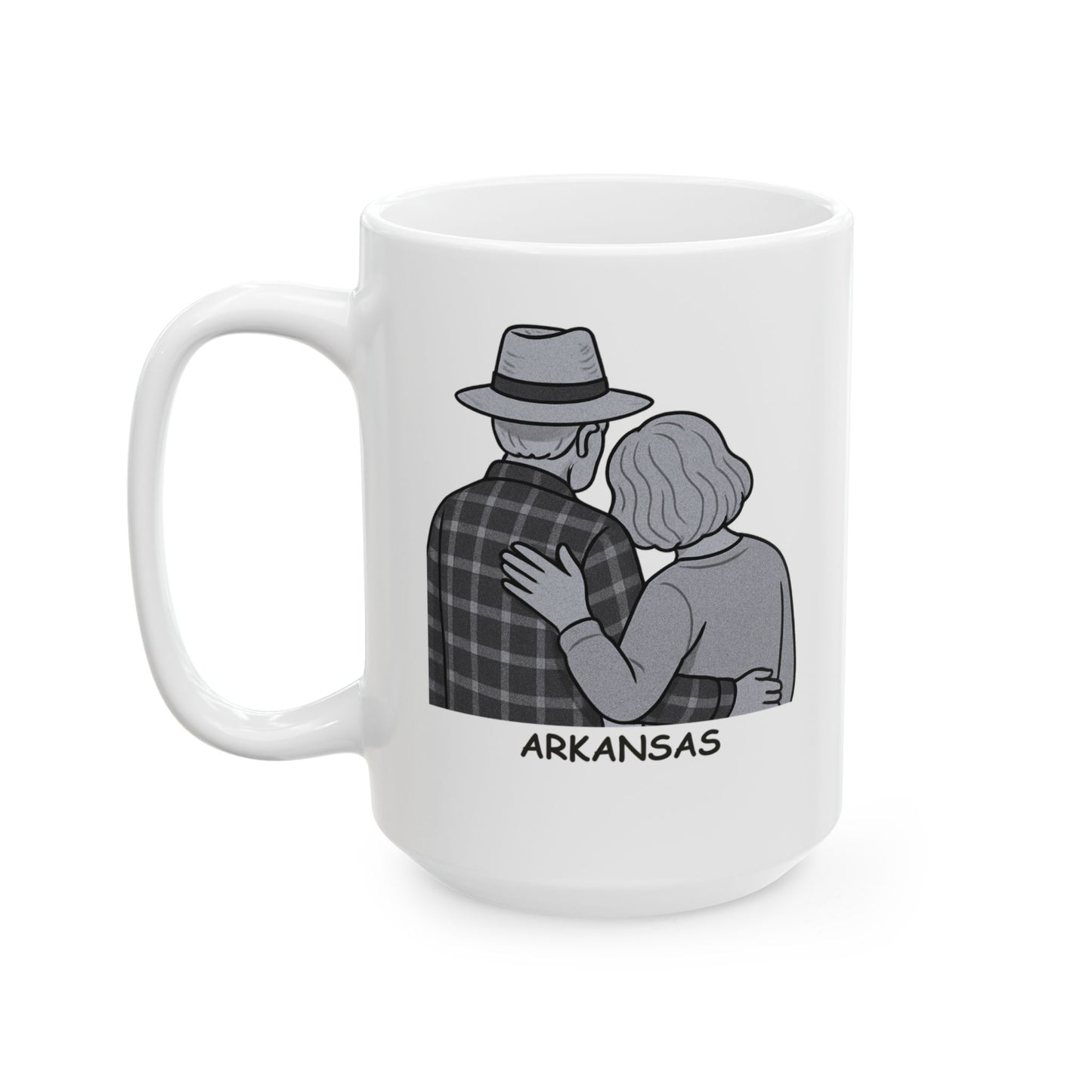 "In Arkansas, it’s not about what you do, it’s about who you’re with." Ceramic Mug - 13324