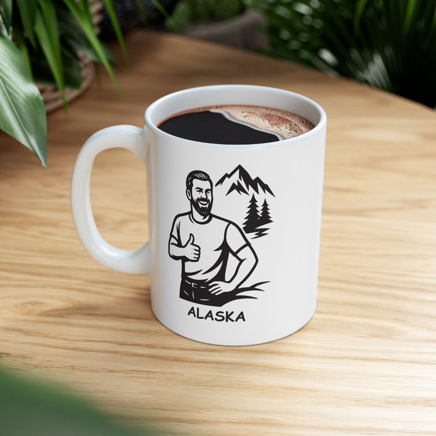 "Alaska: Where the winter is long, and the summer is... oh, wait, summer’s here!" Humor Mug | 11oz, 15oz - 12998