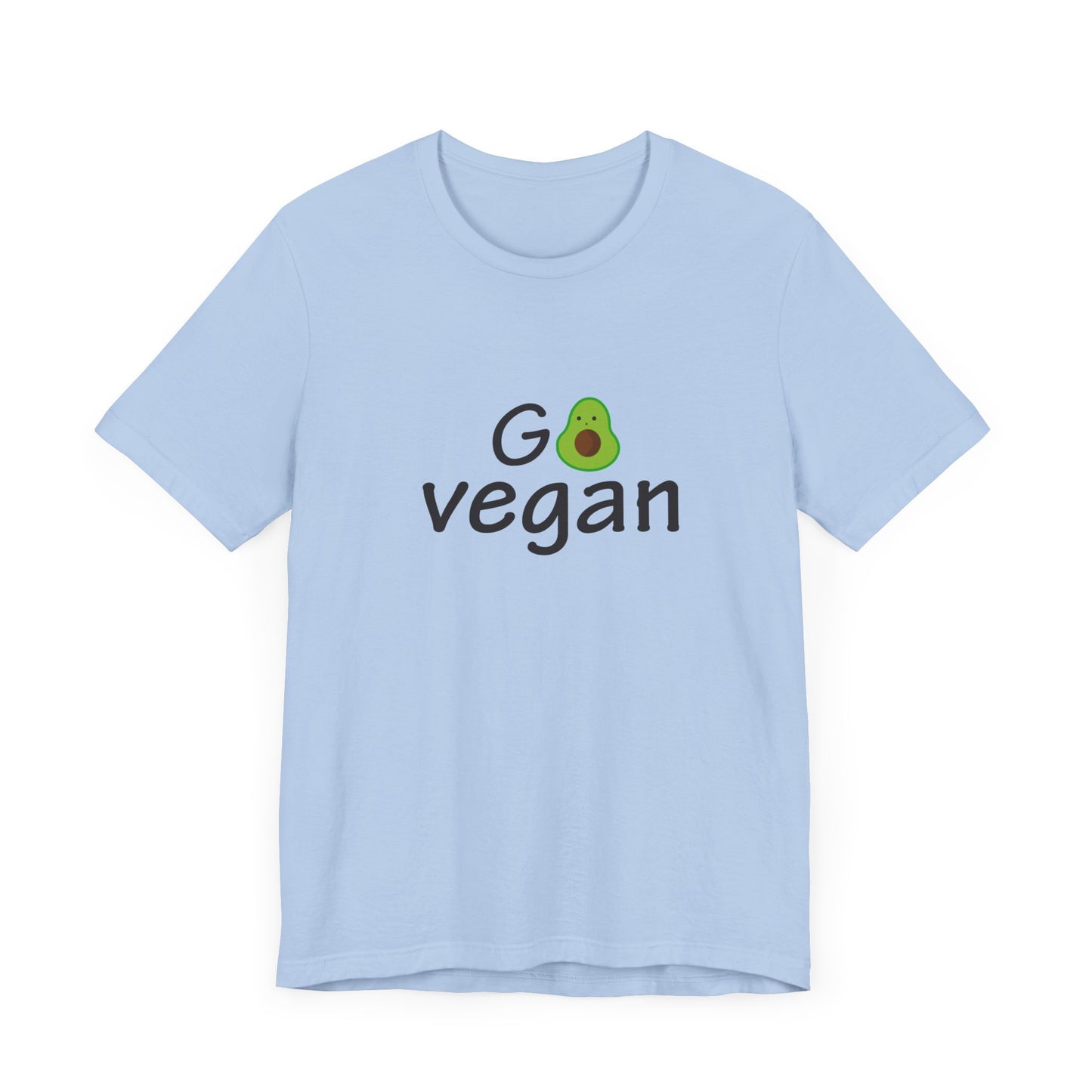 Go Vegan - Unisex Jersey Short Sleeve Tee