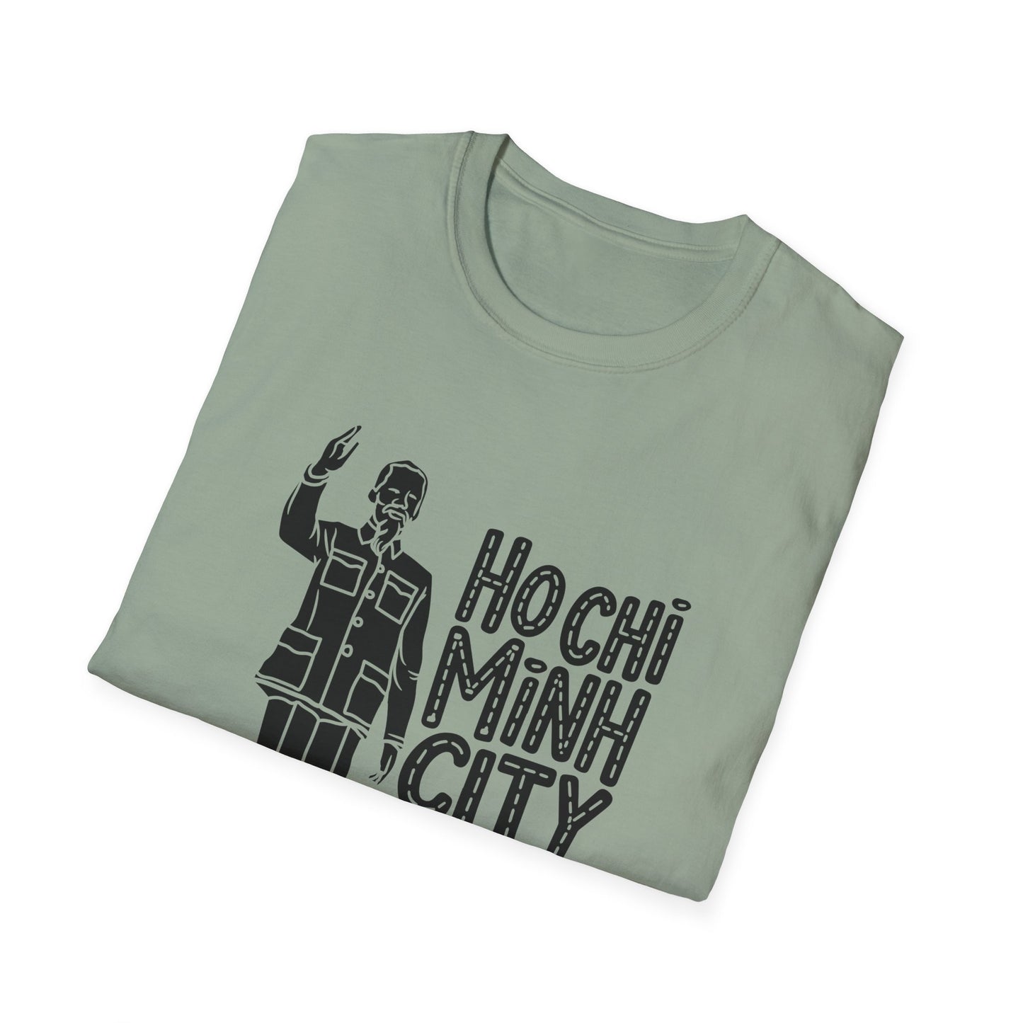 Hochi Minh City Graphic T-Shirt - Unisex Softstyle Tee - 12140