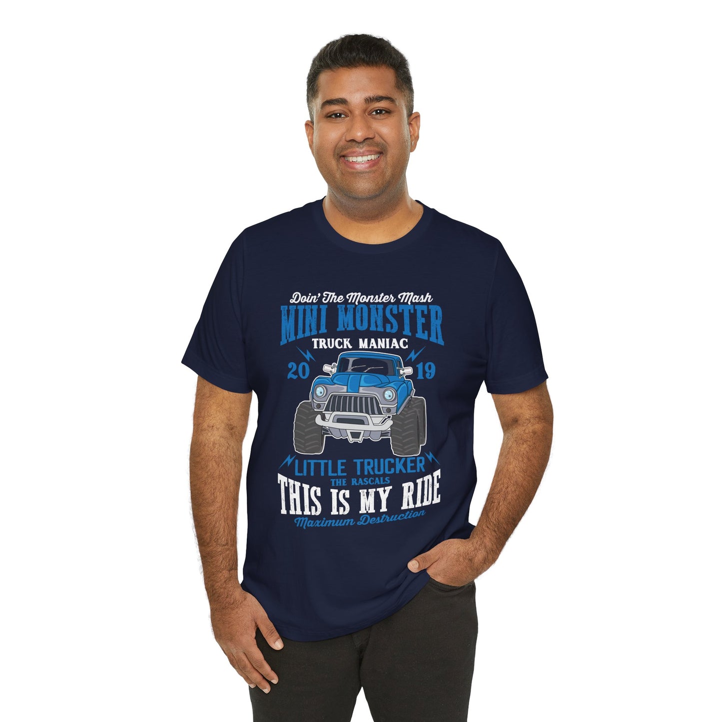 Mini Monster, Little Trucker, This is My Ride - Unisex Jersey Short Sleeve Tee - 12573