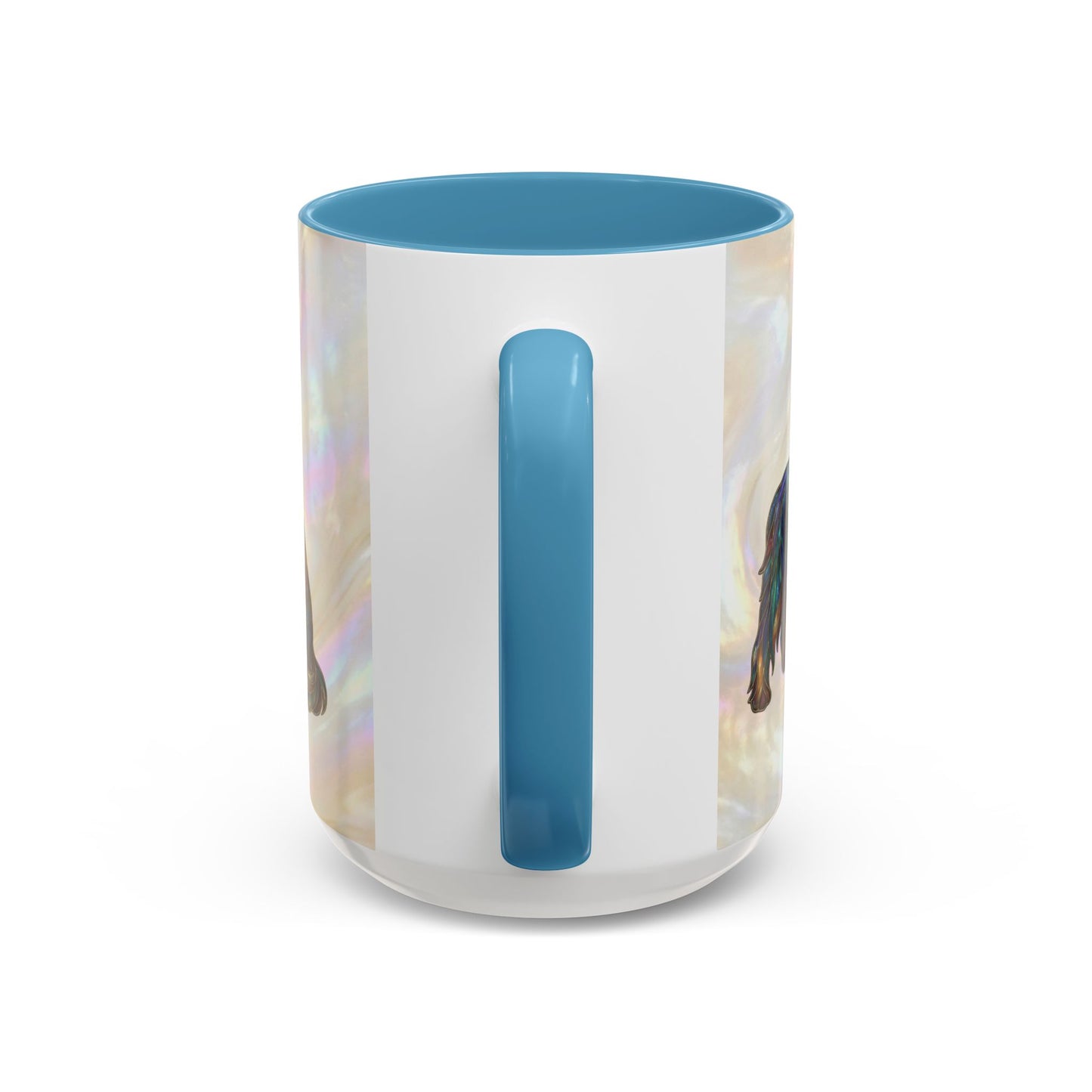 Yorkie Accent Coffee Mug – Stained Glass Design 11/15oz - 14653