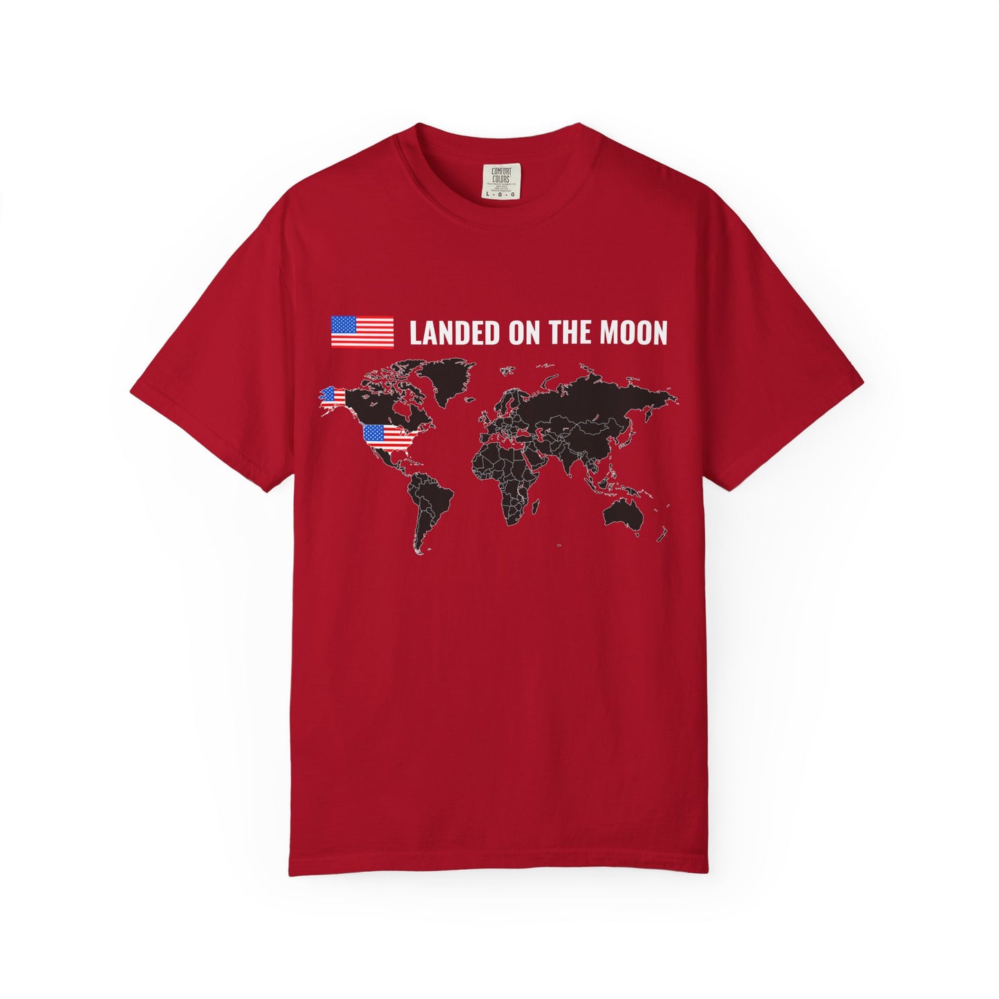USA, Moon Landing Unisex T-Shirt | Vintage Space Vibe, July 4th - 13735