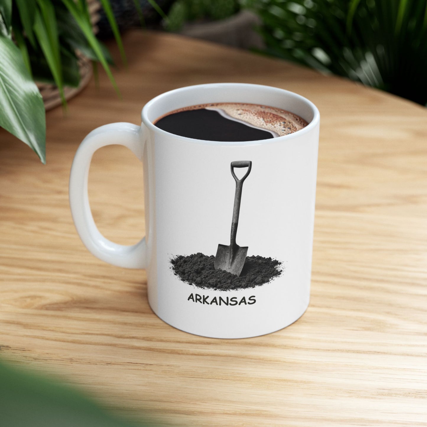 "In Arkansas, we don’t need a gym, just a shovel and some dirt." Coffee Mug - 13301
