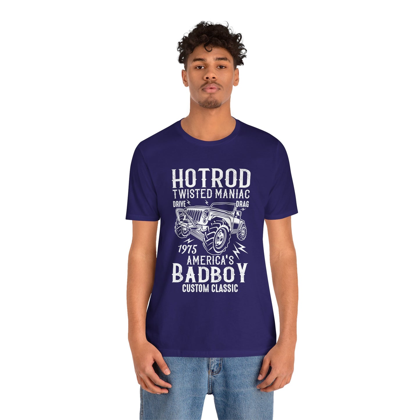 HotPod, Twisted Maniac, 1975 America's Badboy, Custom Classic - Unisex Jersey Short Sleeve Tee