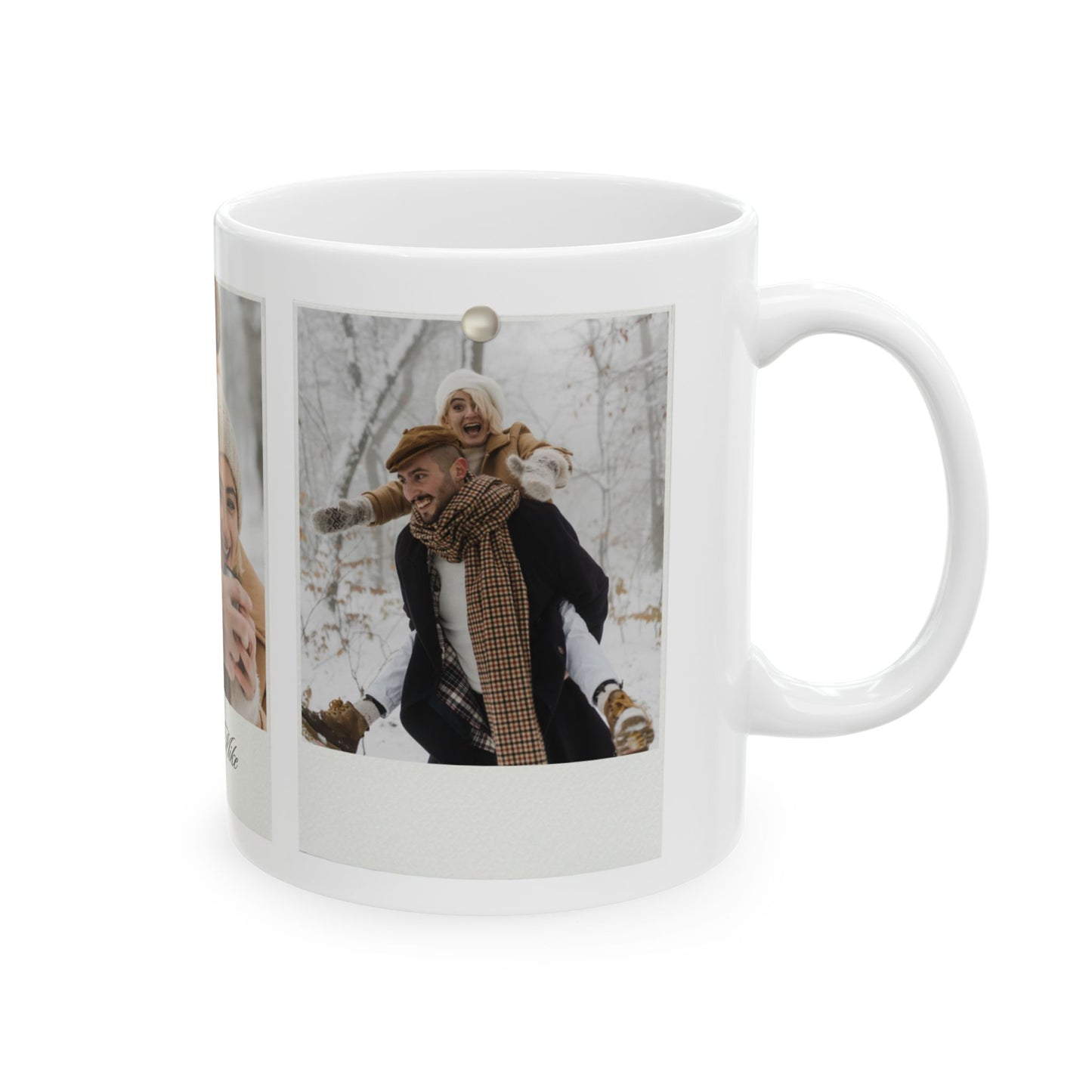 Ann & Mike, Photos, Customizable - Ceramic Mug, (11oz, 15oz) - 10861
