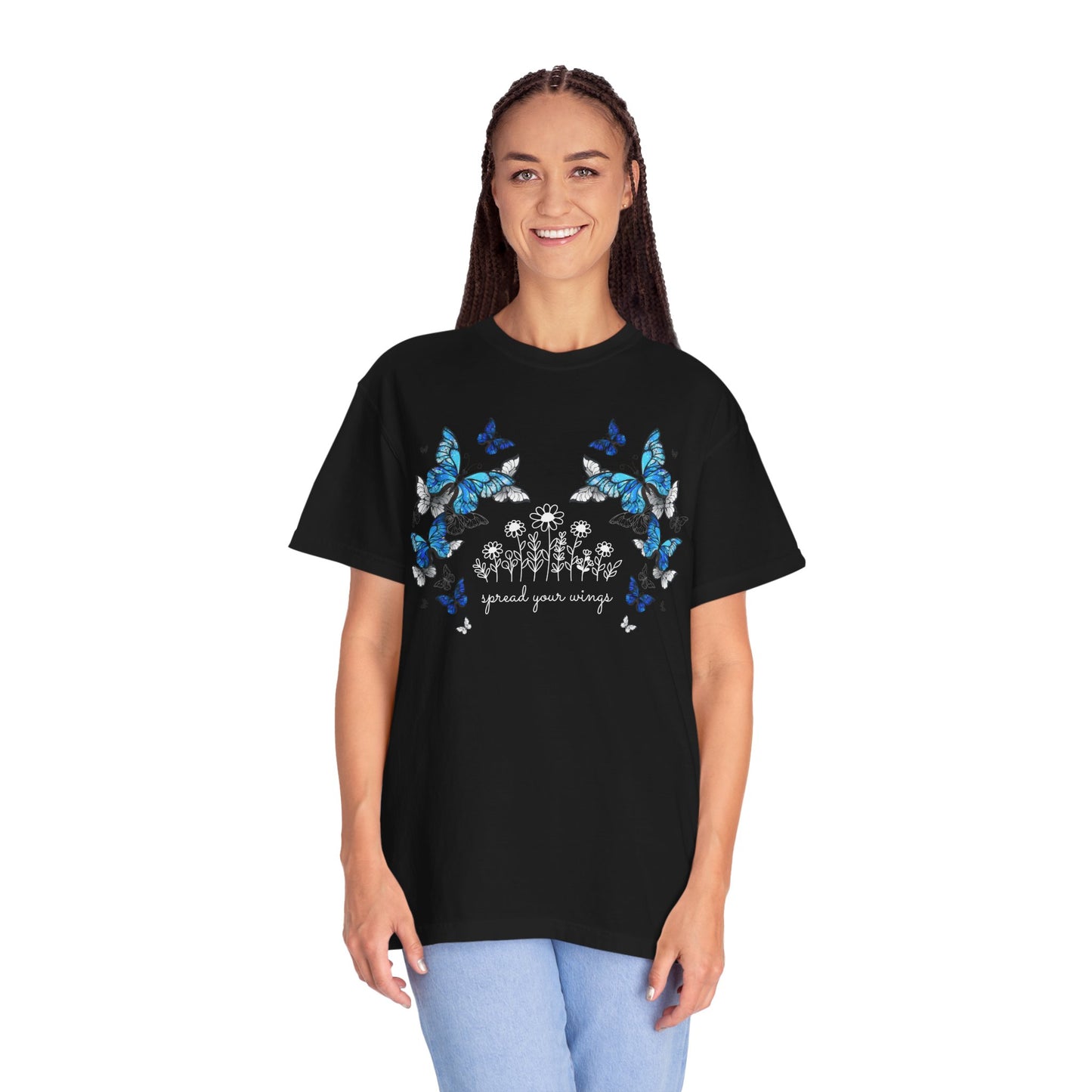 Butterfly Unisex Garment-Dyed T-shirt