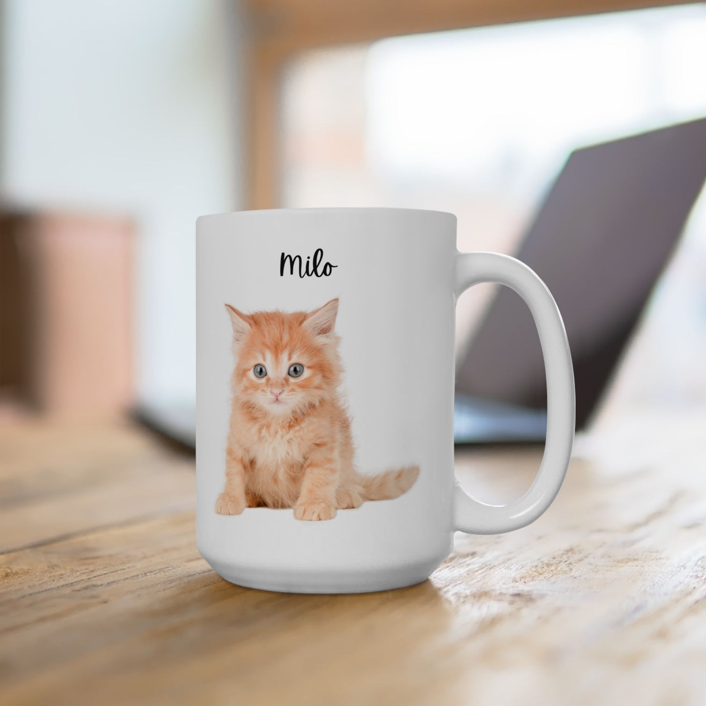 Personalised Cat Ceramic Mug - Perfect Gift for Cat Lovers, Cozy Home Decor, Tea/Coffee Mug, Birthday Present - 14209