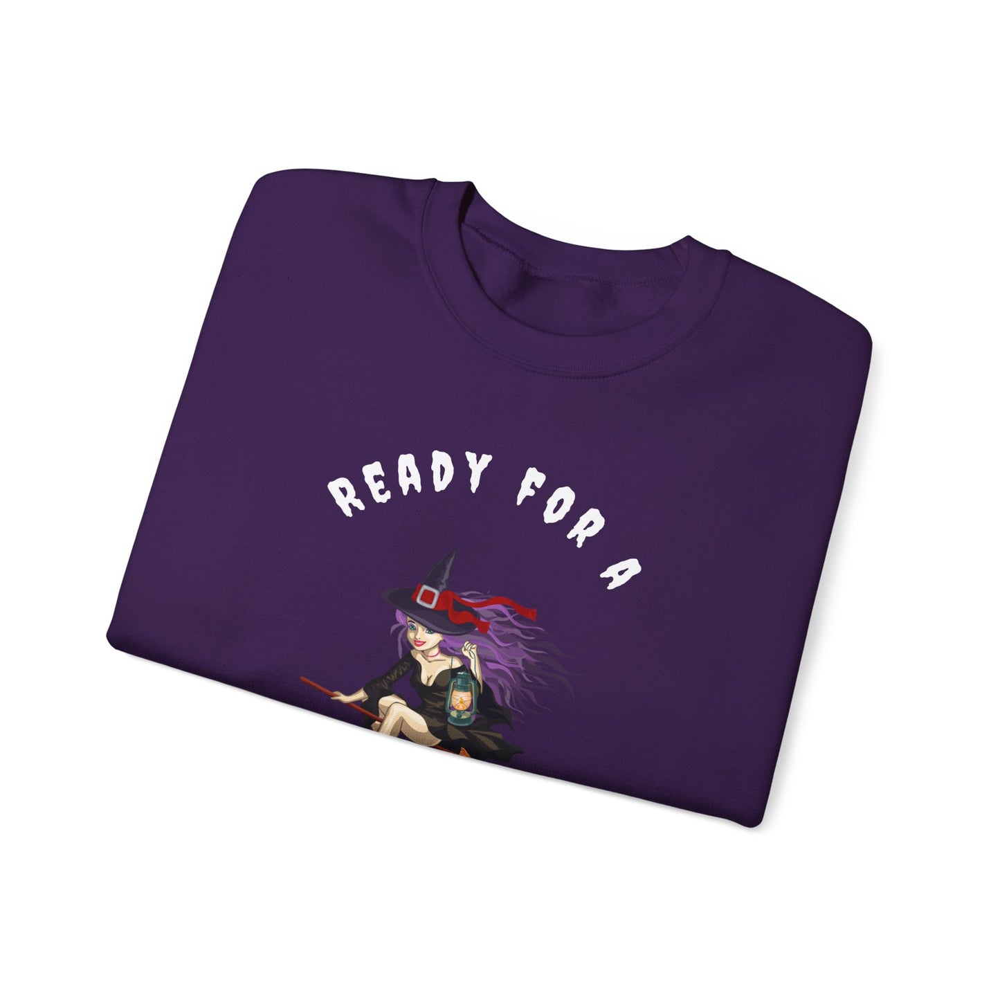 Ready For a Broom Ride - Unisex Heavy Blend™ Crewneck Sweatshirt