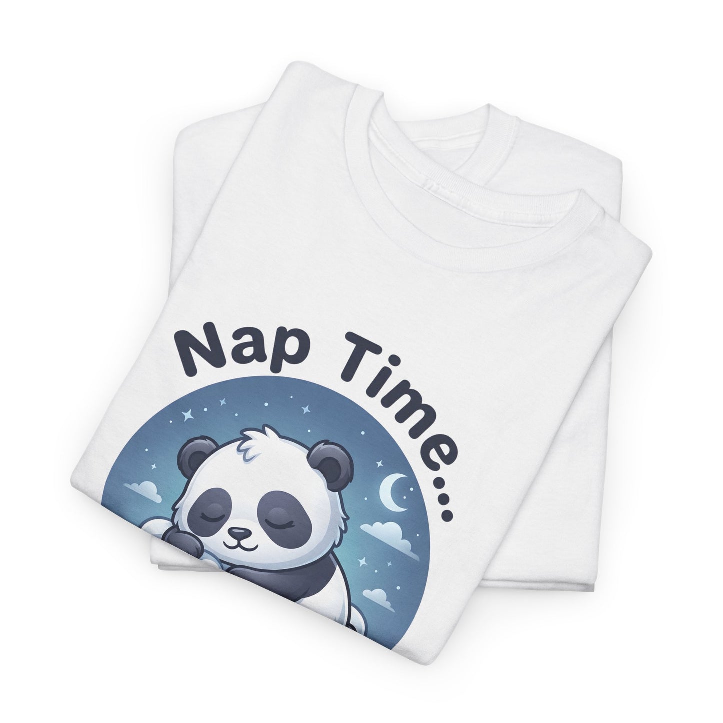Cute Panda T-Shirt – “Nap Time Is My Cardio” Funny Sleep Tee - 14845